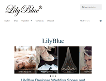 Tablet Screenshot of lilyblue.co.za